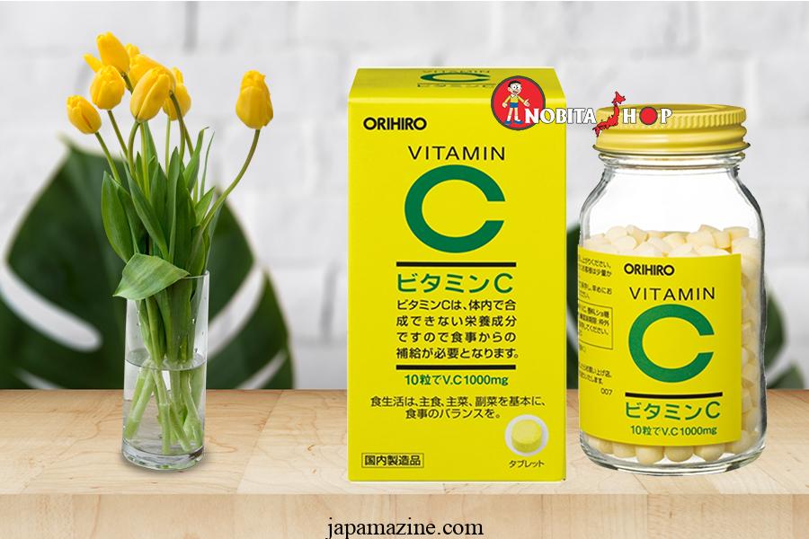 ORIHIRO VITAMINA C Caixa 300 comprimidos – vitaminas japonesas e suplementos de saúde mineral