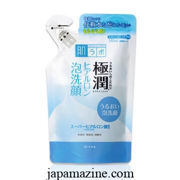 HadaLabo Gokujyun Hyaluron Cleansing Foam - Refill (140ml) - Japanese Skincare 4